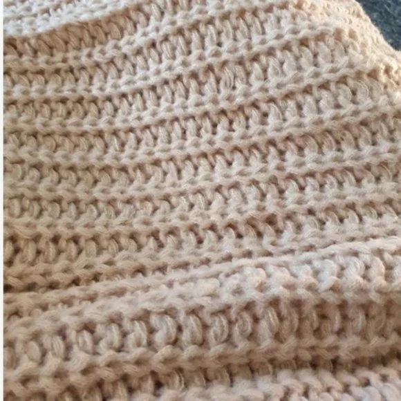 Chunky Knit Open front comfy cozy sweater Cardigan khaki - Picture 14 of 14